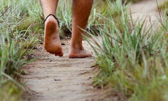 Walking barefoot on uneven surfaces could cure most feet problems according to many specialists. Walking in shoes on flat surfaces is what kills our feet, making our muscles weak and useless.